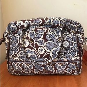Vera Bradley Travel Bag in “Slate Blooms”